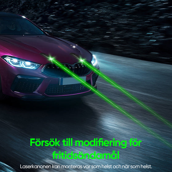 Fjärrstyrd pilotlampa för fordon Laser