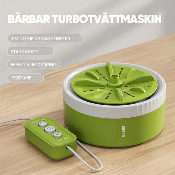 Portabel tvättmaskin i miniformat