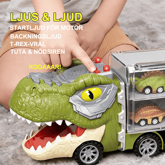 Dinosaurie-Transportlastbilset