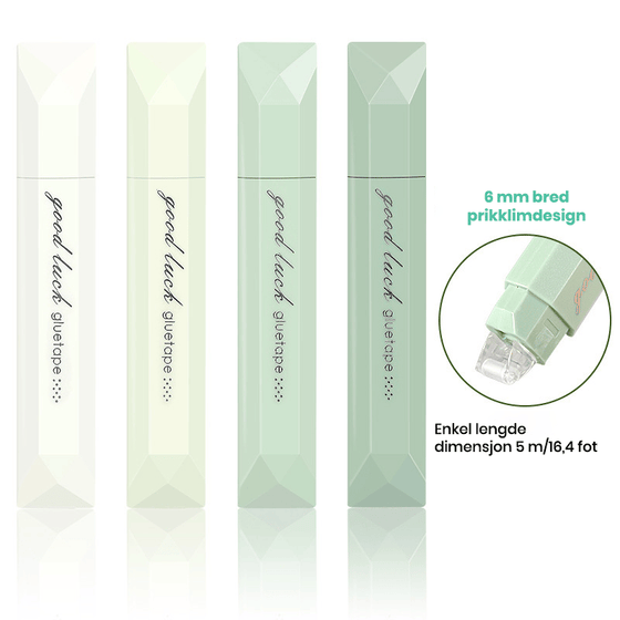 Dubbelhäftande tejprulle för scrapbooking