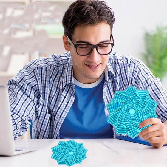 3D-Utskriven Handhållen Stjärnsensorisk Fidgetleksak