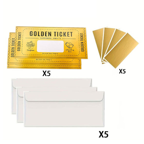 Skraplotteri Med Gyllene Lotter