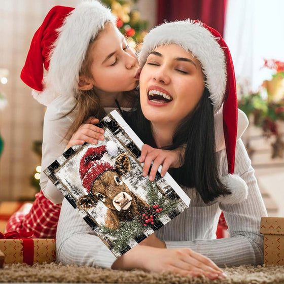 Jul adventskalender Yak Santa Akryl Cartoon Pendant Blind Box