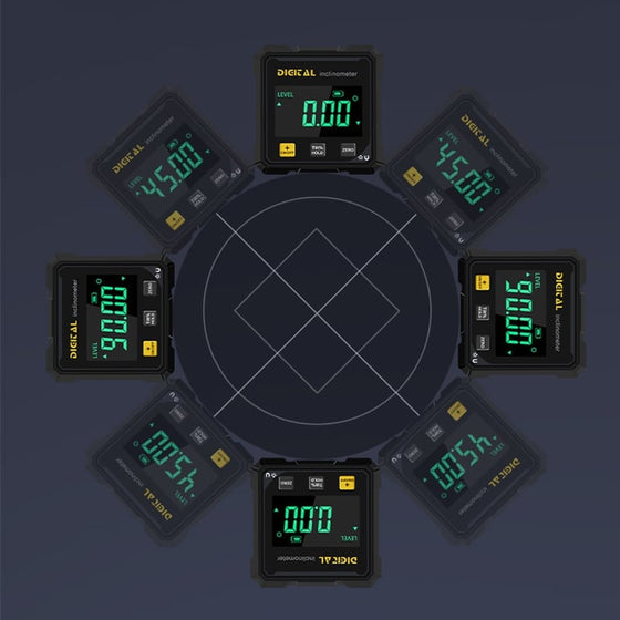 Storskärms Digital Lutningsmätare Med Dubbel Laser