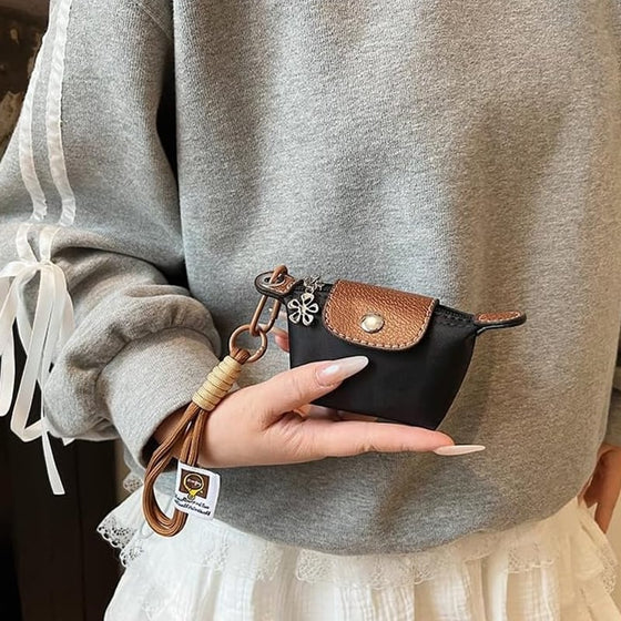 Mini Nylon Dumpling Myntväska