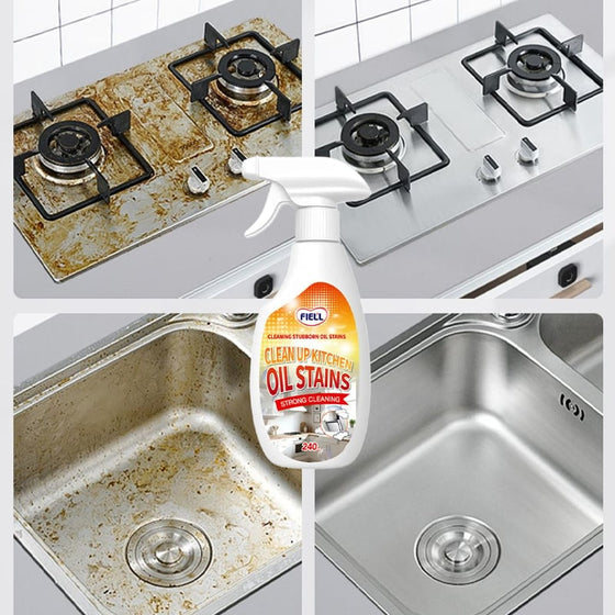 Kraftig köksavfettningsskumrengöring