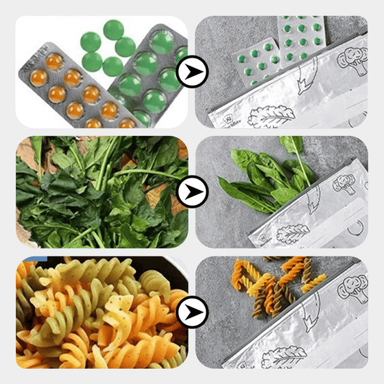 Aluminiumfolie Antibakteriell Förslutningspåse (10 st)