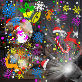 Julprojektionsmönsterlampa