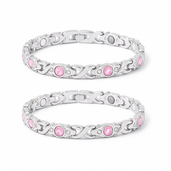 Diamantbesatt magnetiskt armband