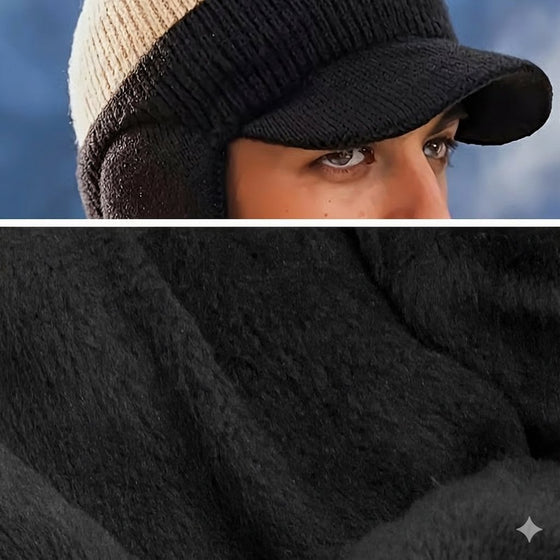 Vindtät Termisk Mössa Med Visir