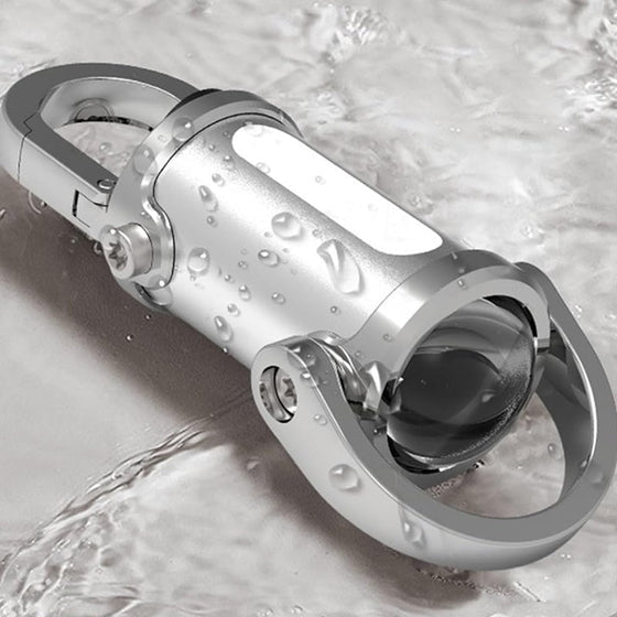 Vattentät nyckelringsficklampa