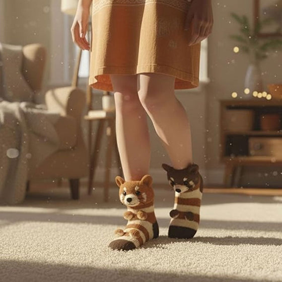 3D-stickade djurstrumpor