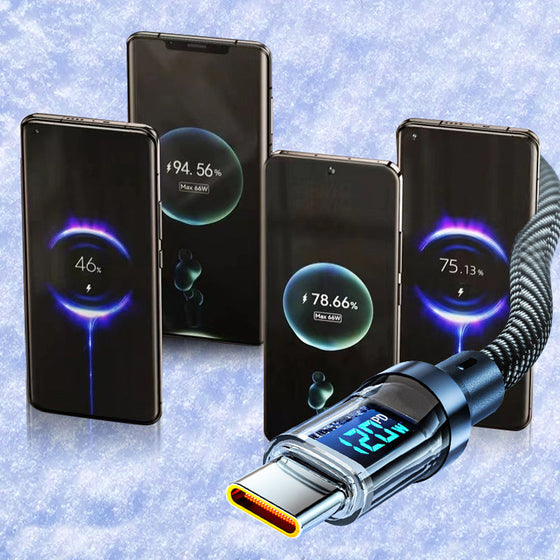 120W Smart Display Snabbladdningskabel