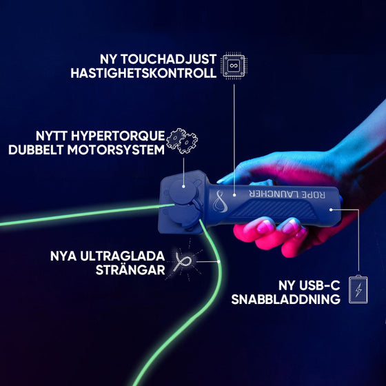 Uppladdningsbar repkastare