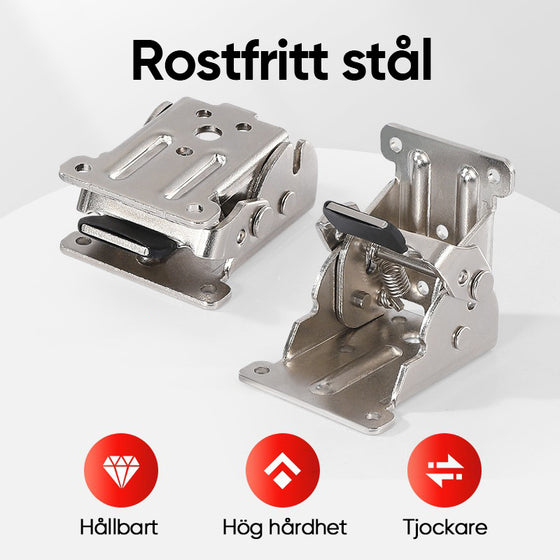 Fällbart bordsbensgångjärn