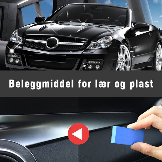 Bilinredning Läder- och plastbeläggningsmedel