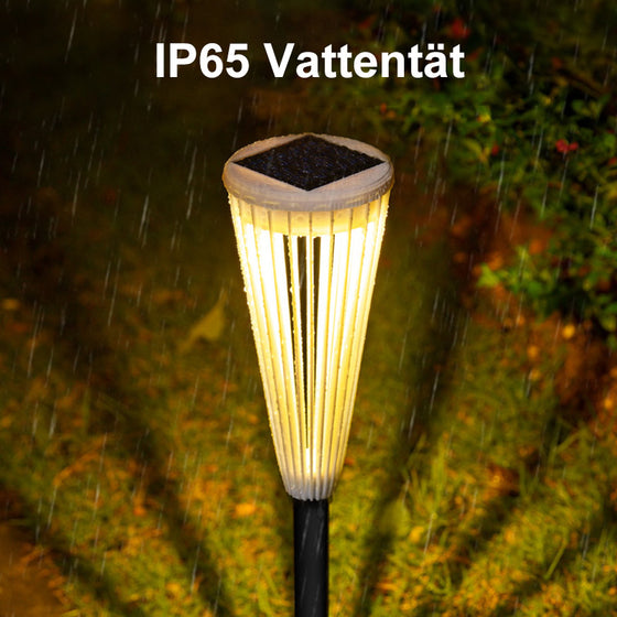 Solljus för trädgårdsstigar (2st)