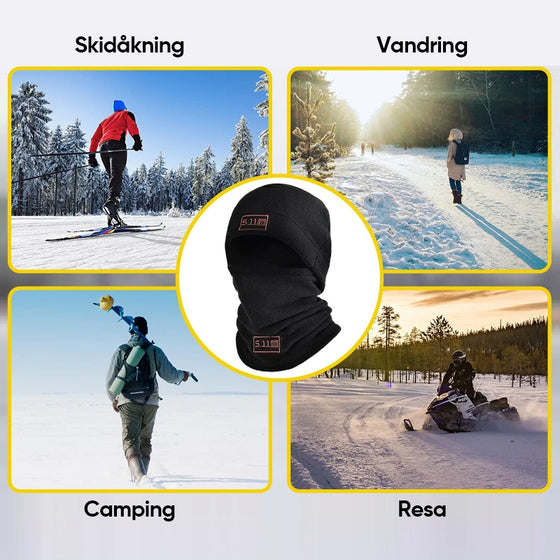 Balaclava huvansiktsmask i polarfleece