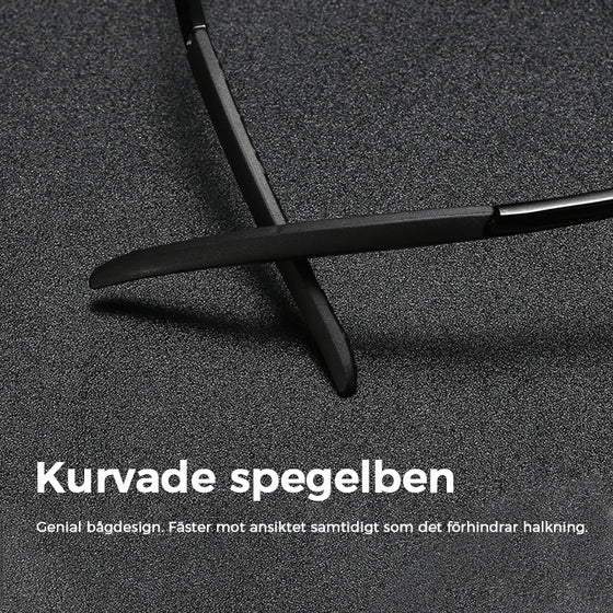 Herrsolglasögon med fotokromatiska linser och antireflekterande polariserade linser