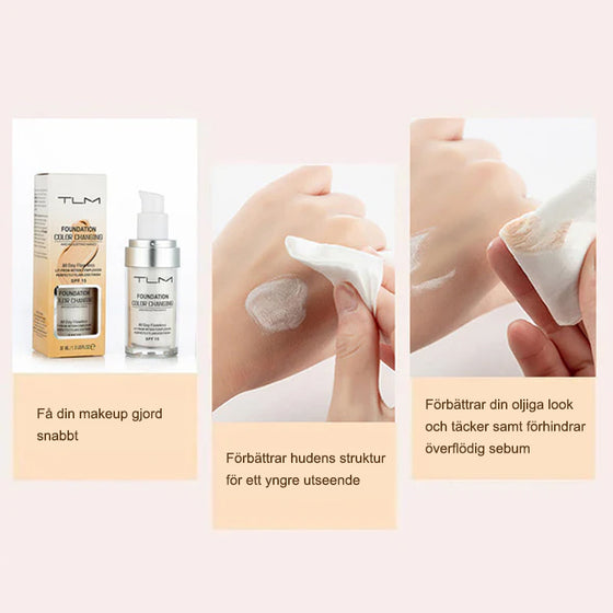 Bästa färgskiftande foundation för mogen hud