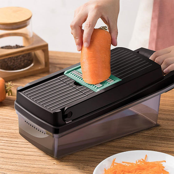 Multifunktionellt grönsaksskärset