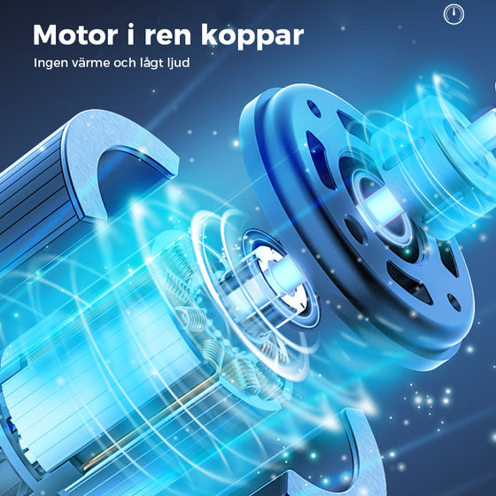 Bärbar digital display luftpump