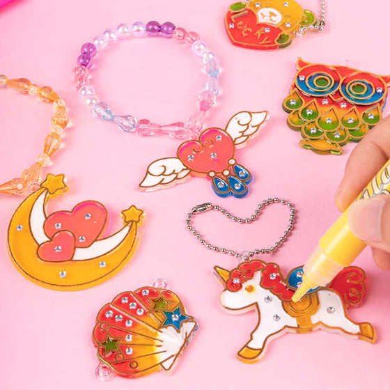 Gör-det-själv kristallmålning konst och hantverksset