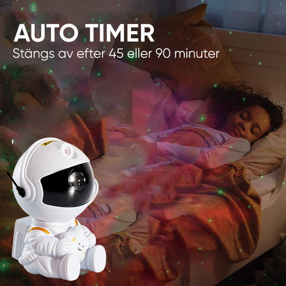Astronaut stjärnhimmelprojektorlampa