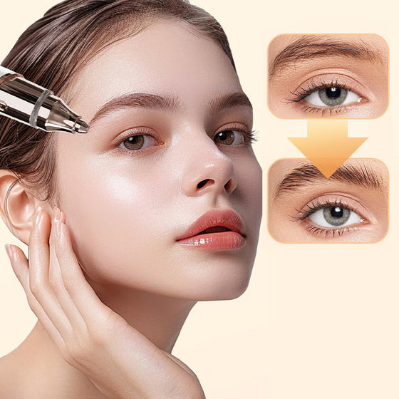 2-i-1 Elektrisk Ögonbrynstrimmer