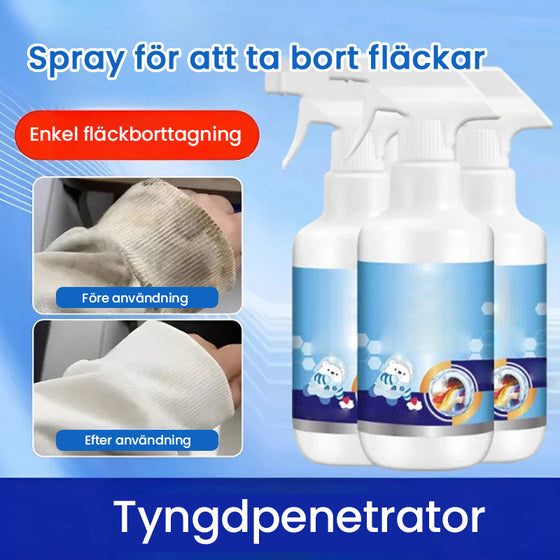 Tyggodsvänlig kraftfull fläckborttagningsrengöringsspray