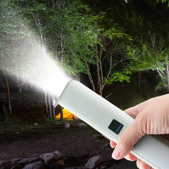 Fyrblads vikbar campinglampa