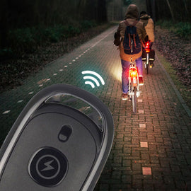 LED-strobelys för motorcyklar och cyklar