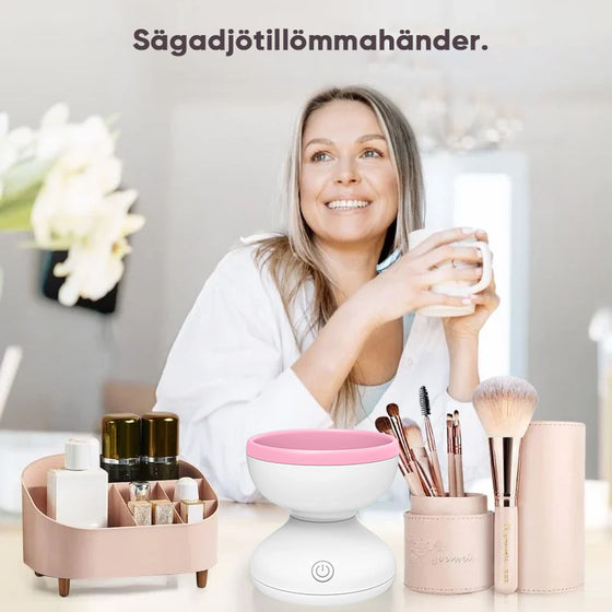 Elektrisk makeupborstrengöringsmaskin