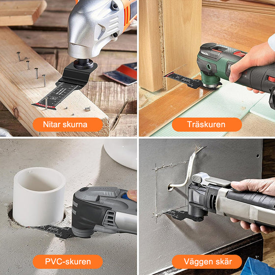 Skärsblad för Oscillerande verktyg med böjd kant (20 st)