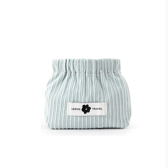 Organisatör för elastiska hårsnoddar i corduroy