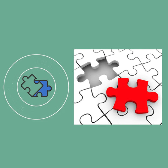 Julens adventskalender med 1000 bitars pussel