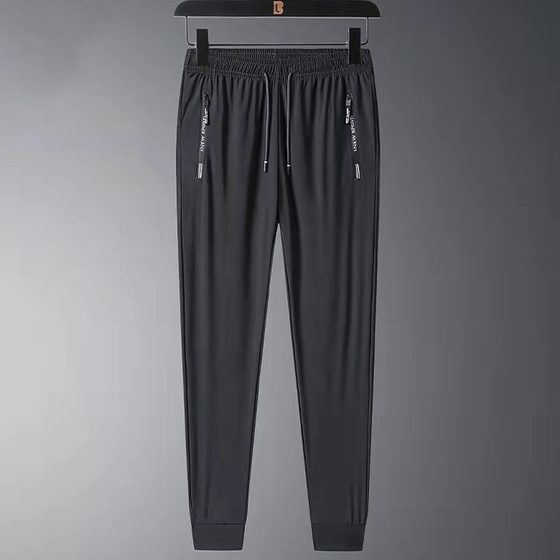 Casual Ice Silk träningsbyxor för män