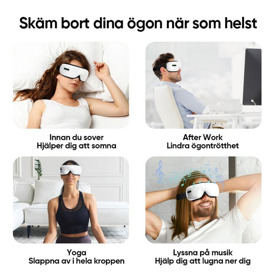 Ögonmassager med värmeterapi