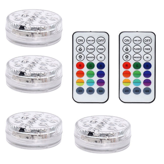 Fjärrstyrd poolundervattenslampa