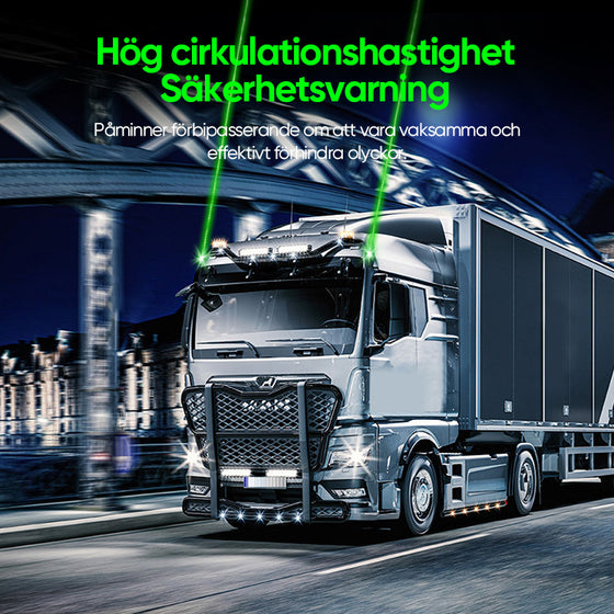 Fjärrstyrd pilotlampa för fordon Laser