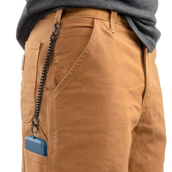 Fjäderrep för telefonens fallskydd och stöldskydd