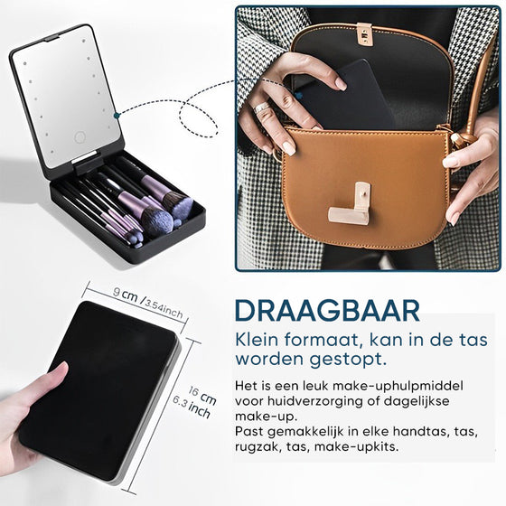 Reseset för Sminkborstar med LED-ljus