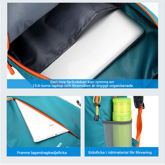 Hopfällbar ryggsäck