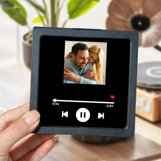 Album kylskåpsklistermärken - Dekorativ musik ram  foton för par