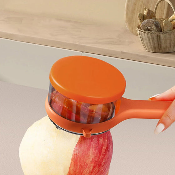 Grönsaksskalare med förvaringslåda