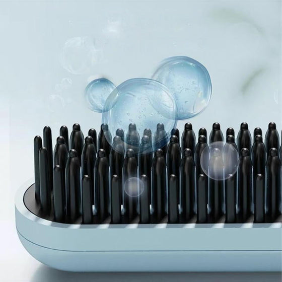 Trådlös Laddning Portabel Hårutjämnande Kamm