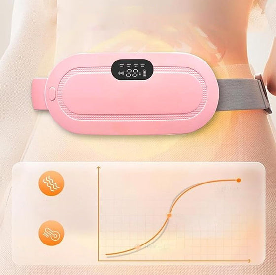 Oppladdbart digitalt displayvärmebälte