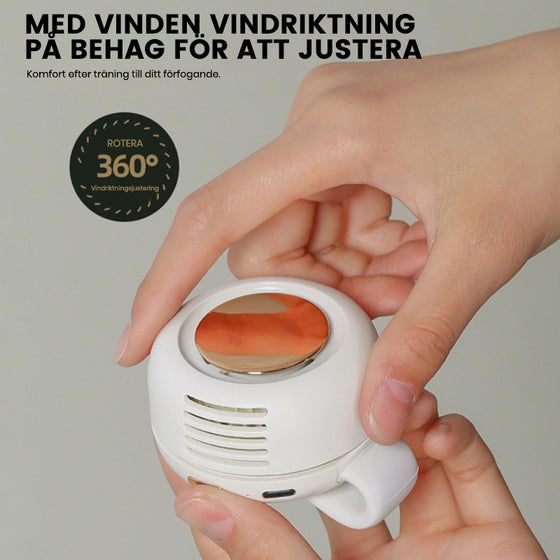 Liten virvelvind Clip Waist Nack Fläkt