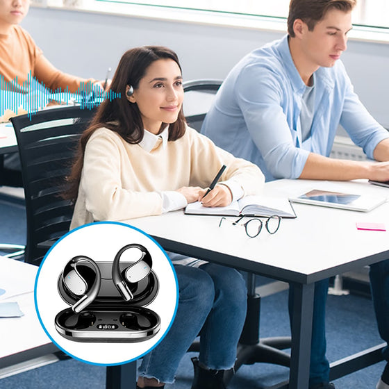 Q39 AI-översättning Clip-On Bluetooth-hörlurar