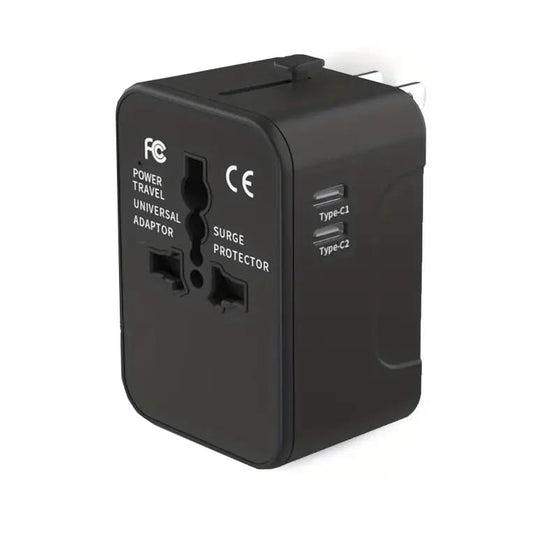 Universell Reseadapter med Dubbla USB-portar